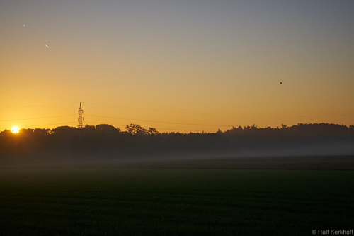 Sunset With A Balloon